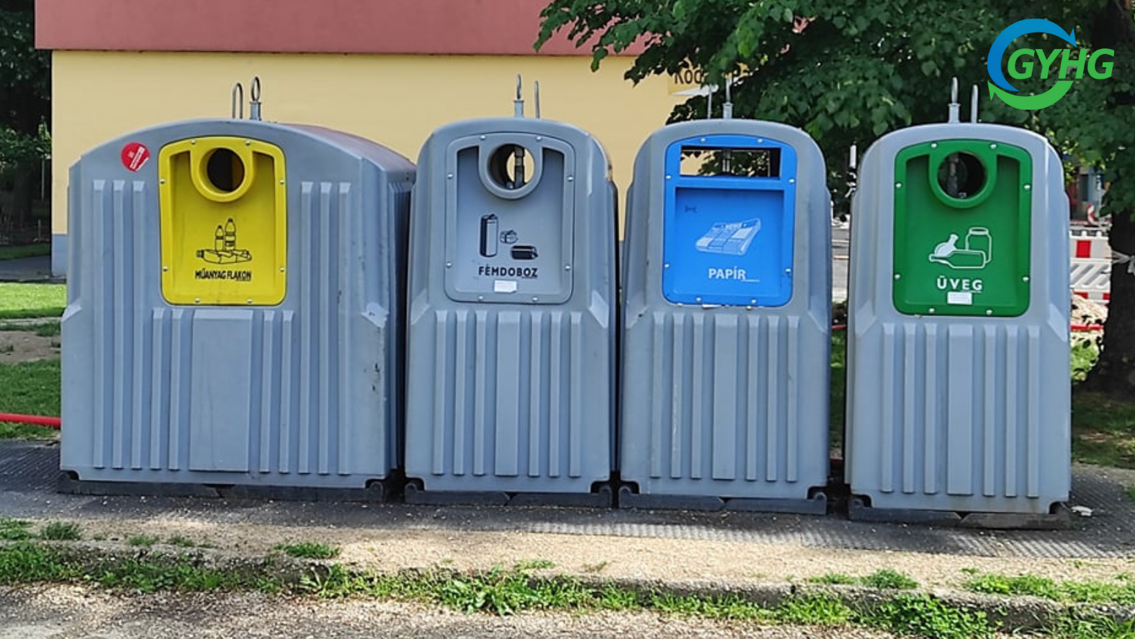 Szelektív hulladékgyűjtő sziget